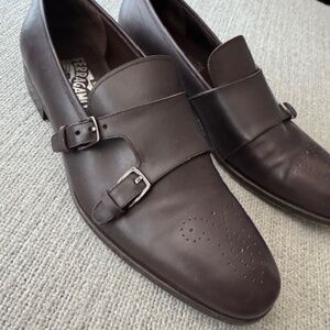 Salvatore Ferragamo Double Buckle Loafers
